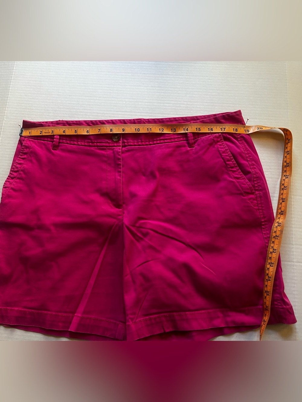 Talbots Hot Pink Girlfriend Chino Shorts